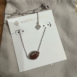 Kendra Scott Football Necklace